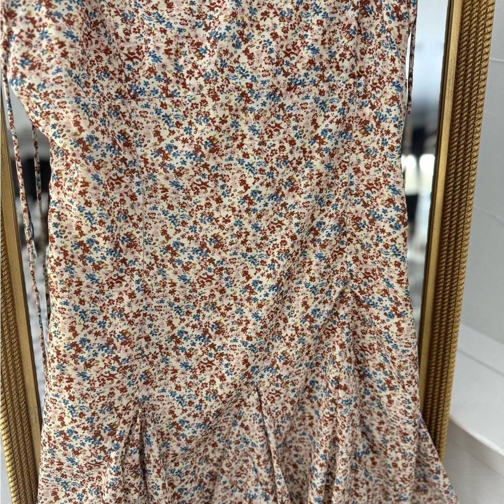 Princess Polly Cream floral Dress - Picture 4 of 11